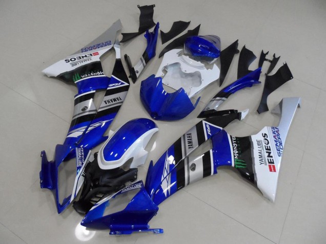 R6 2008-2016 Verkleidungen - Blau Weiß ENEOS R6 2008-2016 Verkleidungen - Blau Weiß ENEOS