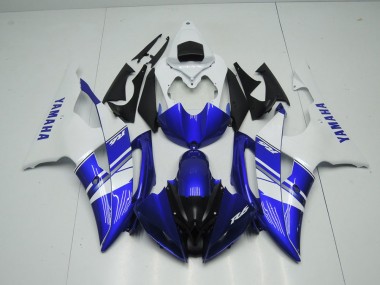 R6 2008-2016 Verkleidungen - Blau Weiß OEM Stil