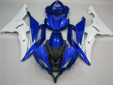R6 2008-2016 Verkleidungen - Blau Weiß Schwarz