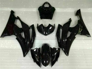 R6 2008-2016 Verkleidungen - Glänzend Schwarz