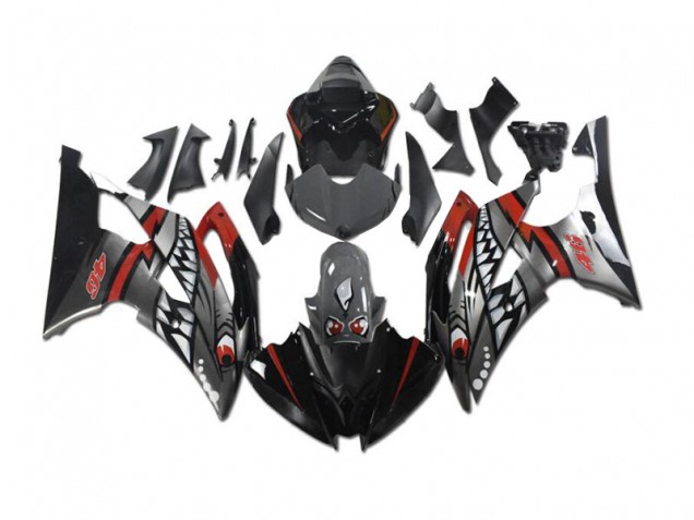 R6 2008-2016 Verkleidungen - Graues Rot Hai R6 2008-2016 Verkleidungen - Graues Rot Hai