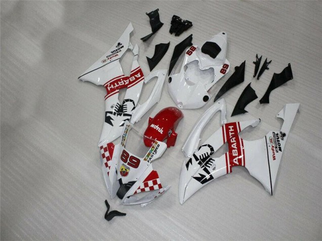 R6 2008-2016 Verkleidungen Komplett Sets - Weiß R6 2008-2016 Verkleidungen Komplett Sets - Weiß