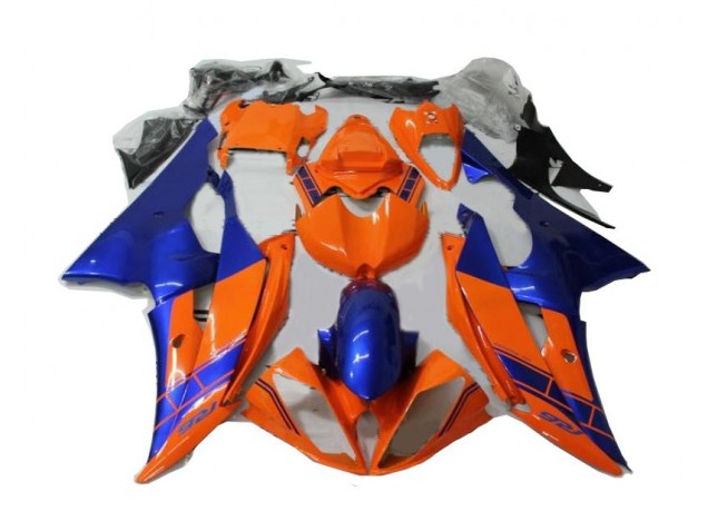 R6 2008-2016 Verkleidungen - Orange Blau R6 2008-2016 Verkleidungen - Orange Blau