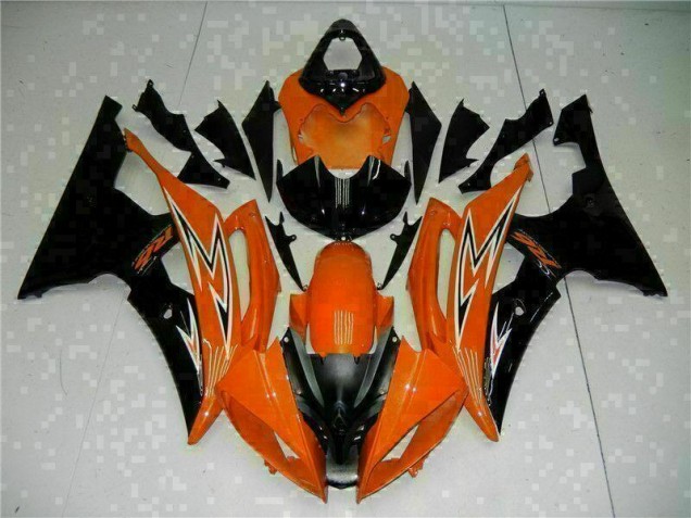 R6 2008-2016 Verkleidungen - Orange Schwarz R6 2008-2016 Verkleidungen - Orange Schwarz