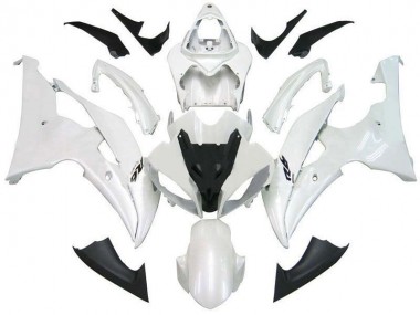 R6 2008-2016 Verkleidungen - Perl Weiß R6