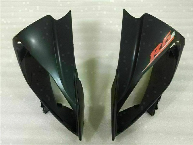 R6 2008-2016 Verkleidungen Plastik Kits - Schwarz