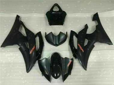 R6 2008-2016 Verkleidungen Plastik Kits - Schwarz