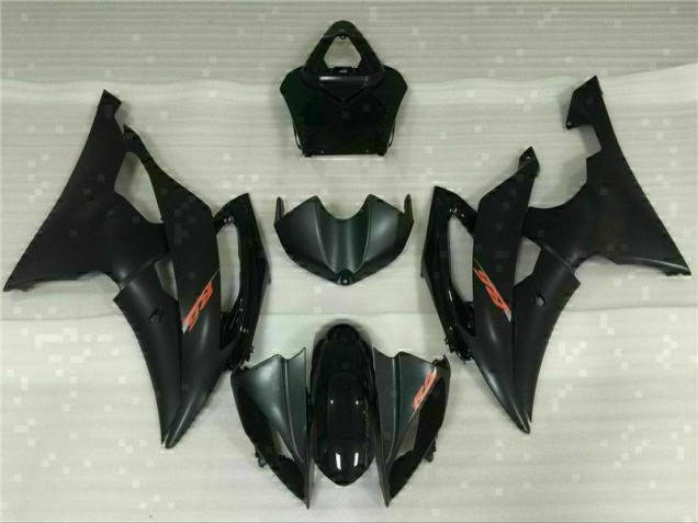 R6 2008-2016 Verkleidungen Plastik Kits - Schwarz