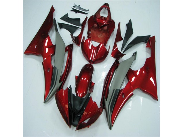 R6 2008-2016 Verkleidungen - Rot Grau R6 2008-2016 Verkleidungen - Rot Grau