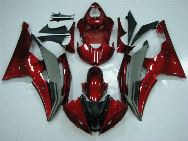 R6 2008-2016 Verkleidungen - Rot Grau R6 2008-2016 Verkleidungen - Rot Grau