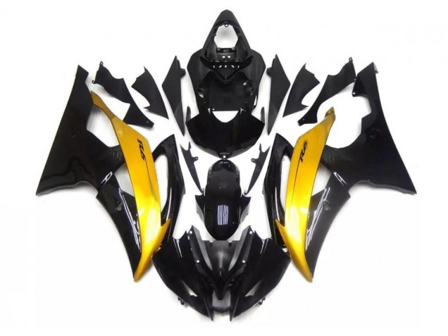 R6 2008-2016 Verkleidungen - Schwarz Gold R6 2008-2016 Verkleidungen - Schwarz Gold