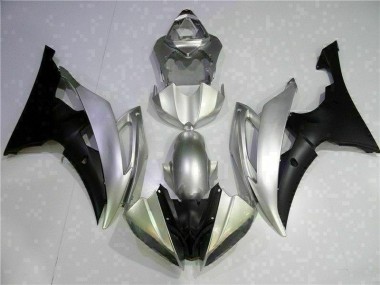 R6 2008-2016 Verkleidungen - Silber Schwarz