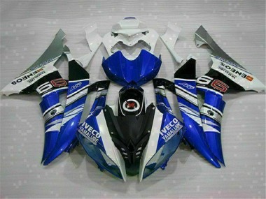 R6 2008-2016 Verkleidungen - Weiß Blau