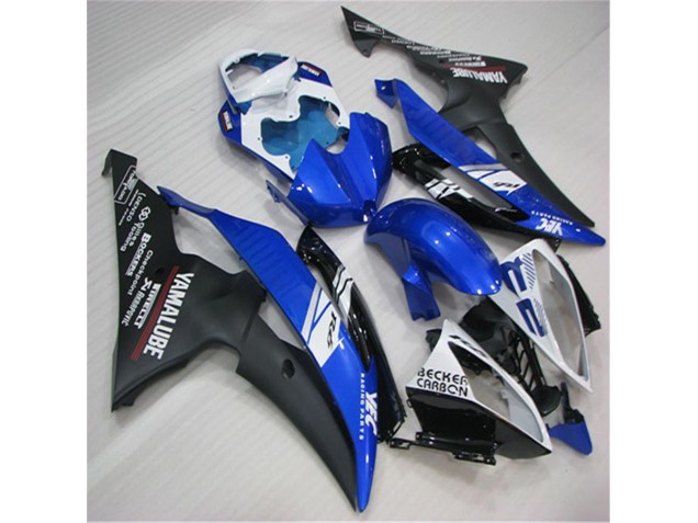 R6 2008-2016 Verkleidungen - Weiß Blau Schwarz R6 2008-2016 Verkleidungen - Weiß Blau Schwarz