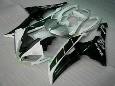 R6 2008-2016 Verkleidungen - Weiß Schwarz