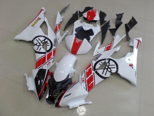 R6 2008-2016 Verkleidungen - Weiß mit Big Yamaha Logo R6 2008-2016 Verkleidungen - Weiß mit Big Yamaha Logo