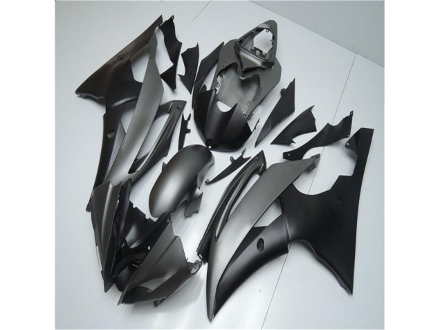 R6 2008-2016 Vollverkleidung - Grau Schwarz
