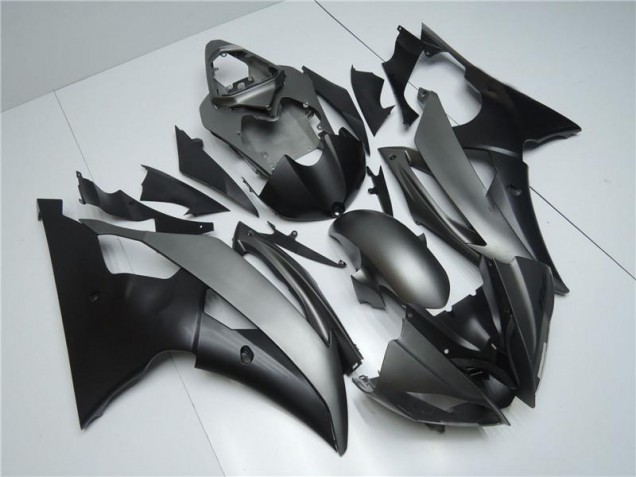 R6 2008-2016 Vollverkleidung - Grau Schwarz