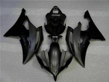 R6 2008-2016 Vollverkleidung - Matt Schwarz
