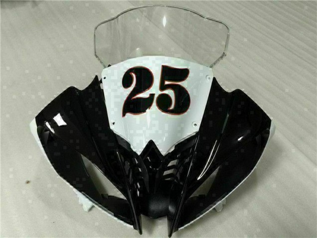 R6 2008-2016 Vollverkleidung - Weiß Schwarz R6 2008-2016 Vollverkleidung - Weiß Schwarz