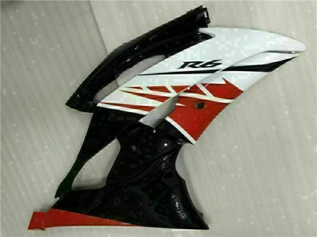 R6 2008-2016 Vollverkleidung - Weiß Schwarz R6 2008-2016 Vollverkleidung - Weiß Schwarz