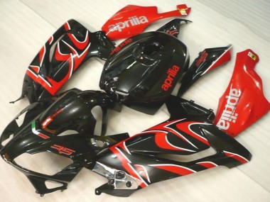 RS 125 2006-2011 Verkleidungen - Schwarz Rot