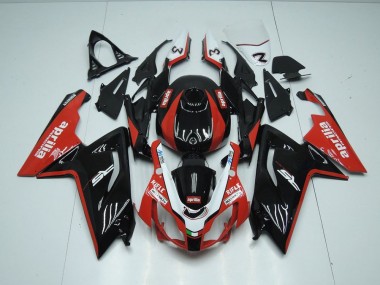 RS 125 2006-2011 Verkleidungen - Schwarz und Rot