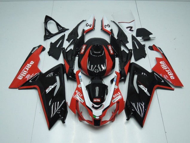 RS 125 2006-2011 Verkleidungen - Schwarz und Rot
