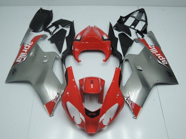 RSV 1000 2003-2006 Verkleidungen - Silber Und Rot RSV 1000 2003-2006 Verkleidungen - Silber Und Rot