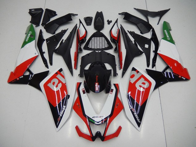 RSV4 2009-2015 Verkleidung - Schwarz Rot RSV4 2009-2015 Verkleidung - Schwarz Rot