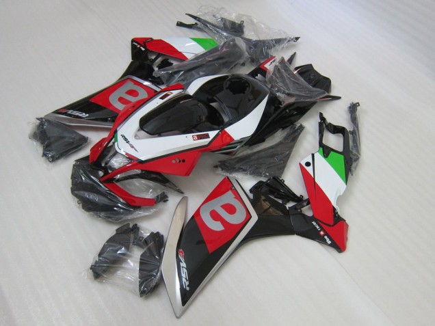 RSV4 2009-2015 Vollverkleidung - Schwarz Rot RSV4 2009-2015 Vollverkleidung - Schwarz Rot