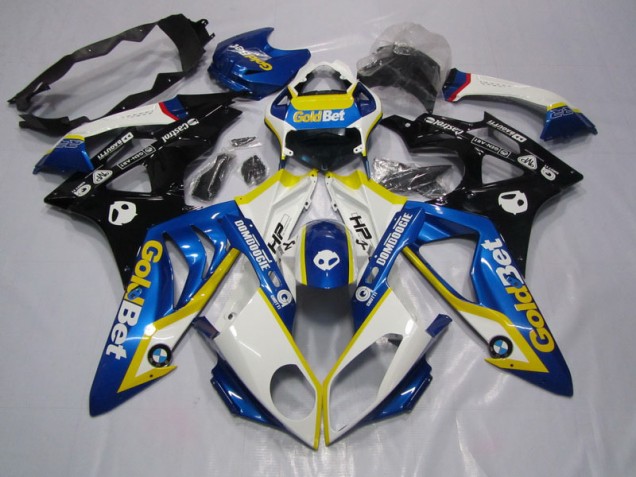 S1000RR 2009-2014 Verkleidung - Blau Weiße GoldBet S1000RR 2009-2014 Verkleidung - Blau Weiße GoldBet