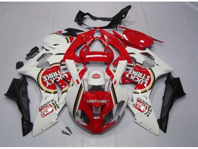 S1000RR 2009-2014 Verkleidungen - Rot Weiß Lucky Strike S1000RR 2009-2014 Verkleidungen - Rot Weiß Lucky Strike