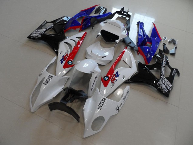 S1000RR 2009-2014 Verkleidungen - Weiß Blau Rot Becker Carbon S1000RR 2009-2014 Verkleidungen - Weiß Blau Rot Becker Carbon