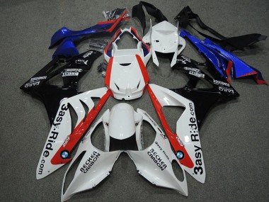 S1000RR 2009-2014 Verkleidungen - Weiß Blau Rot