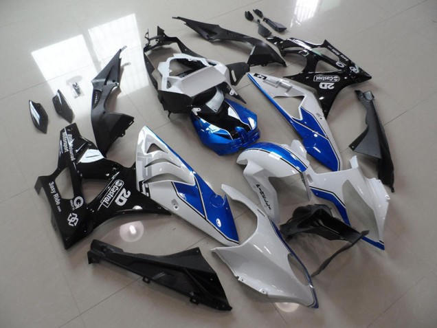 S1000RR 2009-2014 Verkleidungen - Weiß Blau Schwarz S1000RR 2009-2014 Verkleidungen - Weiß Blau Schwarz