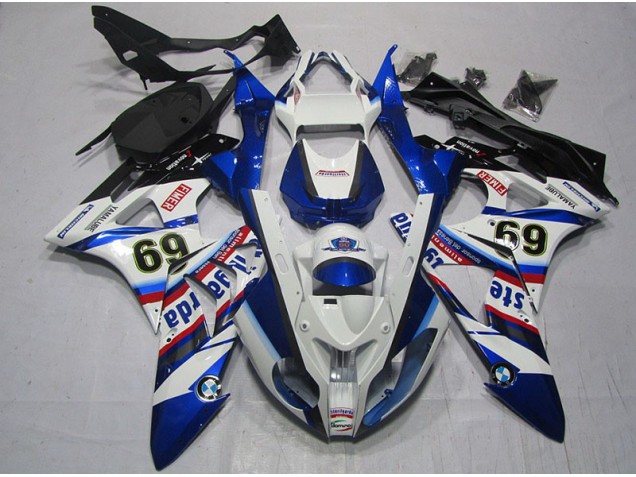 S1000RR 2009-2014 Verkleidungen - Weiß Blau Sterilgarda 69 S1000RR 2009-2014 Verkleidungen - Weiß Blau Sterilgarda 69