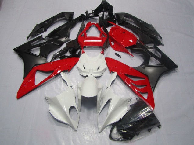 S1000RR 2009-2014 Verkleidungen - Weiß Rot Schwarz S1000RR 2009-2014 Verkleidungen - Weiß Rot Schwarz