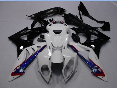 S1000RR 2009-2014 Verkleidungen - Weiß Schwarz Blau