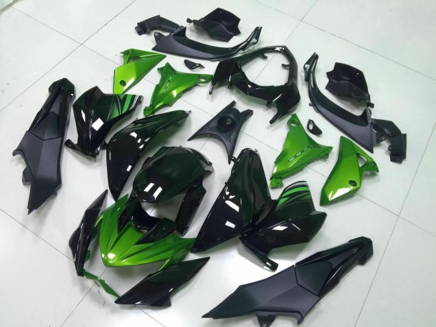 Z800 2013-2016 Verkleidungen - Grün Schwarz Z800 2013-2016 Verkleidungen - Grün Schwarz