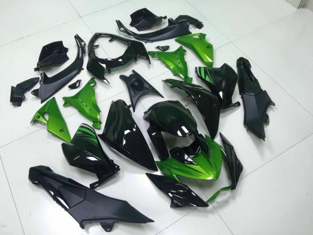 Z800 2013-2016 Verkleidungen - Grün Schwarz Z800 2013-2016 Verkleidungen - Grün Schwarz