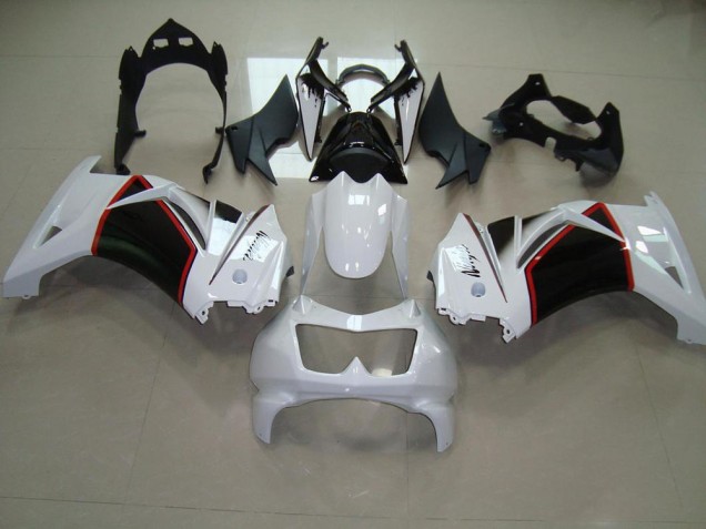 ZX 250R 2008-2012 Verkleidungen - Perl Weiß Schwarz ZX 250R 2008-2012 Verkleidungen - Perl Weiß Schwarz