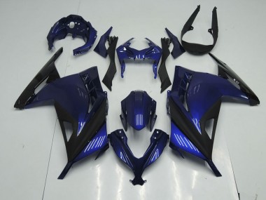 ZX 300R 2013-2016 Verkleidungen - Blau Schwarz
