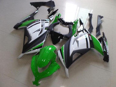 ZX 300R 2013-2016 Verkleidungen - Grün Schwarz und Weiß
