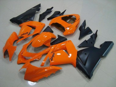 ZX10R 2003-2005 Verkleidungen - Orange Matt Schwarz