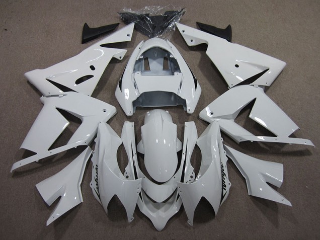ZX10R 2003-2005 Verkleidungen - Weiß Ninja ZX10R 2003-2005 Verkleidungen - Weiß Ninja