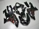 ZX10R 2006-2007 Verkleidungen - Schwarz Grau Rot ZX10R 2006-2007 Verkleidungen - Schwarz Grau Rot