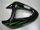 ZX10R 2006-2007 Verkleidungen - Schwarze Grüne Flamme ZX10R 2006-2007 Verkleidungen - Schwarze Grüne Flamme