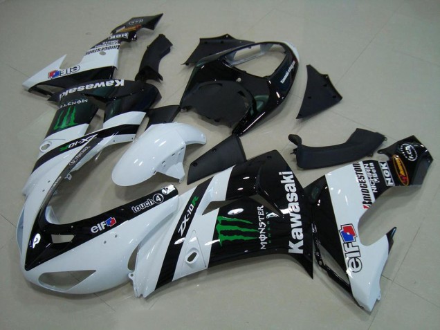 ZX10R 2006-2007 Verkleidungen - Weiß Monster ZX10R 2006-2007 Verkleidungen - Weiß Monster