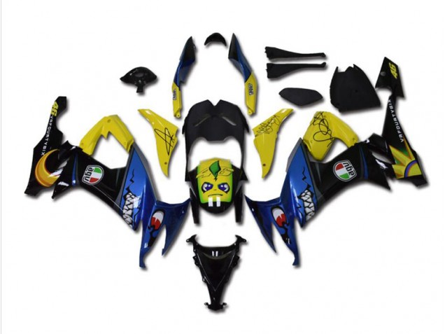 ZX10R 2008-2010 Verkleidungen - Blau Hai ZX10R 2008-2010 Verkleidungen - Blau Hai